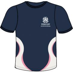 CAMISETA DE UNIF. ESC. DA REDE ESTADUAL DO ESP. SANTO - MODELO 2026