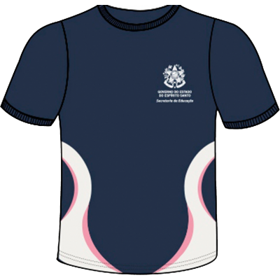 CAMISETA DE UNIF. ESC. DA REDE ESTADUAL DO ESP. SANTO - MODELO 2026